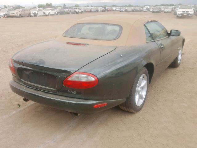 SAJGX2742VC015069 - 1997 JAGUAR XK8 GREEN photo 4