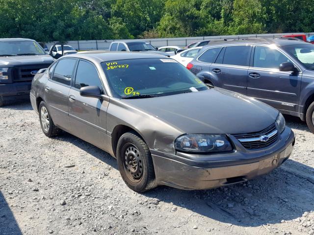 2G1WF52E239380427 - 2003 CHEVROLET IMPALA GRAY photo 1