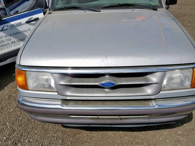 1FTCR14A4SPA98911 - 1995 FORD RANGER SUP SILVER photo 7