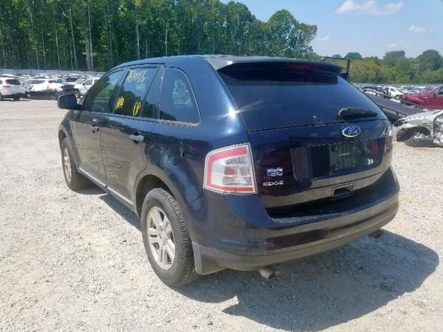 2FMDK36CX8BA94473 - 2008 FORD EDGE SE BLACK photo 3