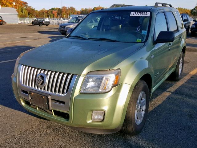 4M2CU39309KJ15466 - 2009 MERCURY MARINER HY GREEN photo 2