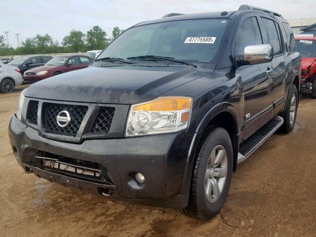 5N1AA08C19N606905 - 2009 NISSAN ARMADA SE BLACK photo 2