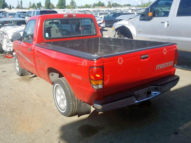 4F4CR12A7TTM30942 - 1996 MAZDA B2300 RED photo 3