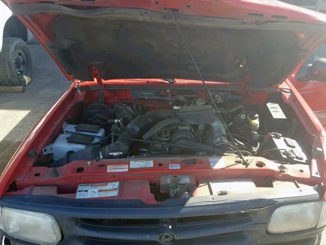 4F4CR12A7TTM30942 - 1996 MAZDA B2300 RED photo 7