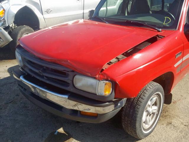 4F4CR12A7TTM30942 - 1996 MAZDA B2300 RED photo 9