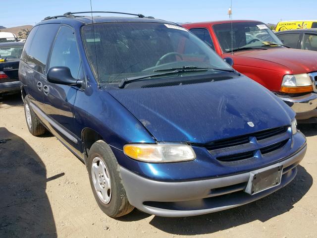 2B4FP25B4YR728141 - 2000 DODGE CARAVAN BLUE photo 1