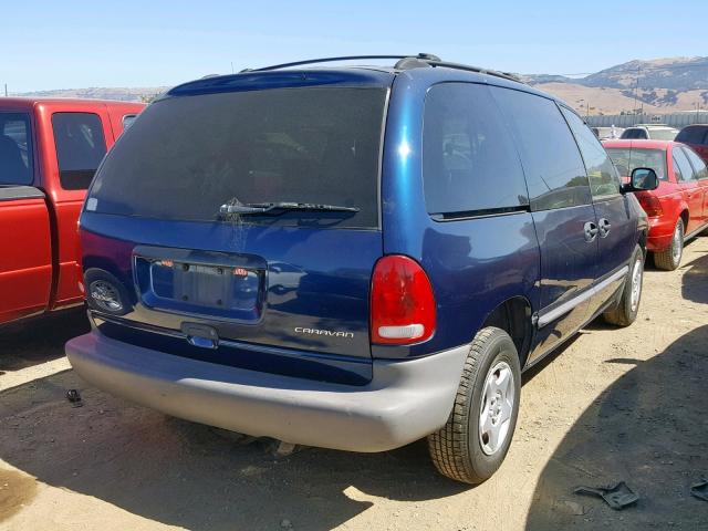 2B4FP25B4YR728141 - 2000 DODGE CARAVAN BLUE photo 4