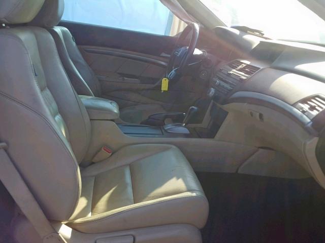 1HGCS12818A007630 - 2008 HONDA ACCORD EXL WHITE photo 5