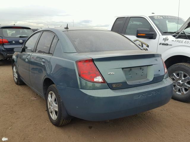 1G8AJ58F77Z209081 - 2007 SATURN ION LEVEL GREEN photo 3