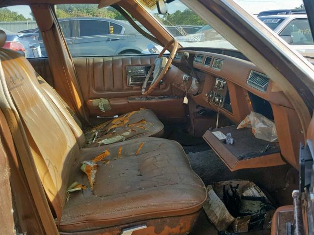 6S69B99455964 - 1979 CADILLAC SEVILLE BROWN photo 5