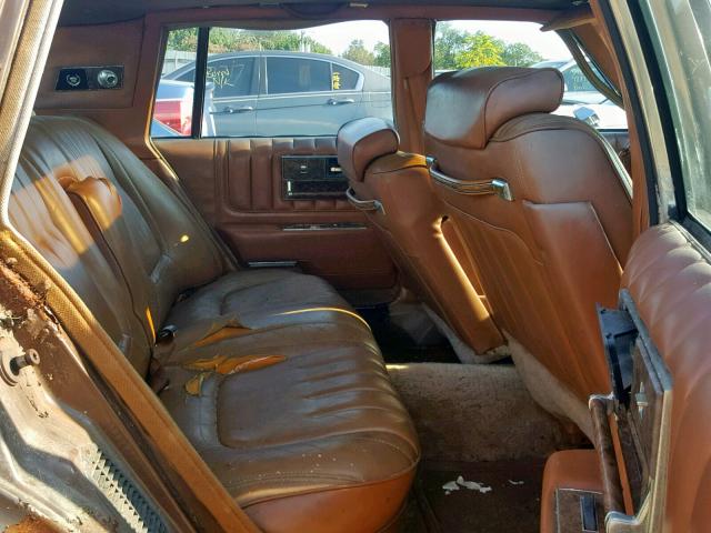 6S69B99455964 - 1979 CADILLAC SEVILLE BROWN photo 6