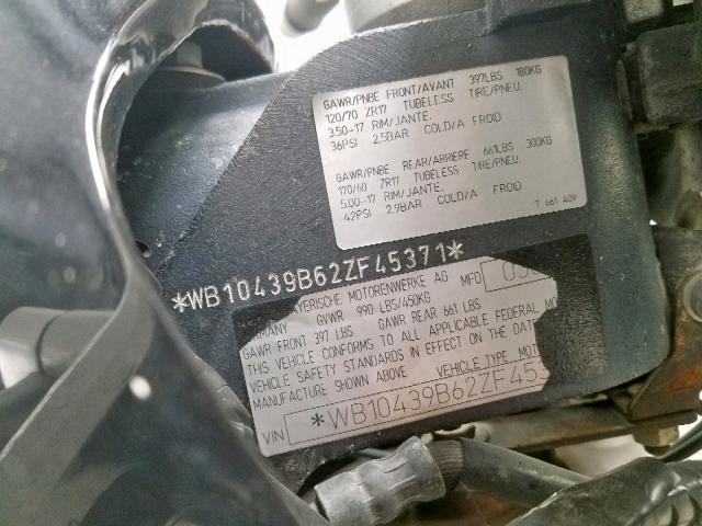 WB10439B62ZF45371 - 2002 BMW R1150 R BLACK photo 20