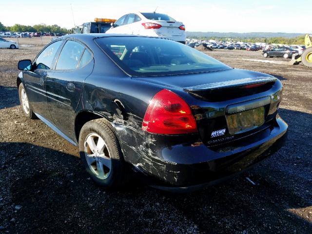 2G2WP552581138330 - 2008 PONTIAC GRAND PRIX BLACK photo 3
