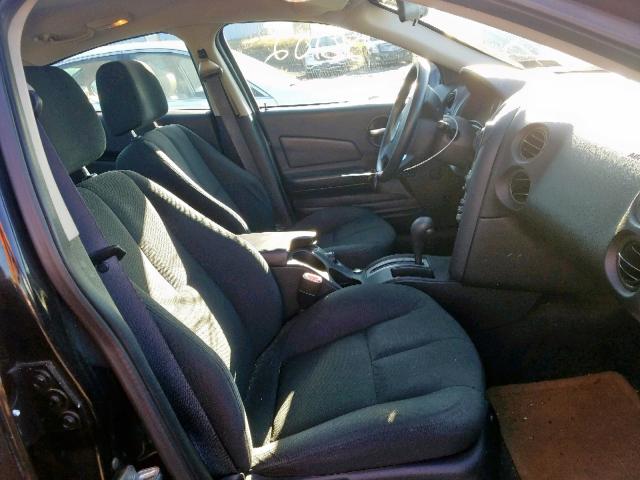2G2WP552581138330 - 2008 PONTIAC GRAND PRIX BLACK photo 5