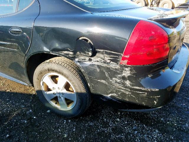2G2WP552581138330 - 2008 PONTIAC GRAND PRIX BLACK photo 9