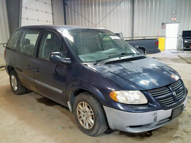 1D4GP25E07B186036 - 2007 DODGE CARAVAN SE BLUE photo 1