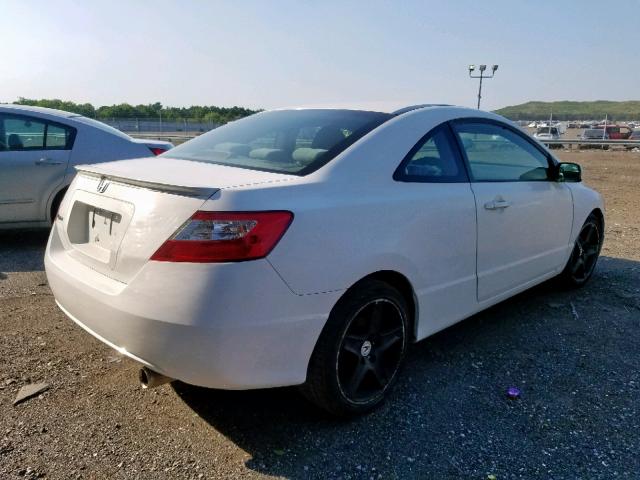 2HGFG12819H534939 - 2009 HONDA CIVIC EX WHITE photo 4