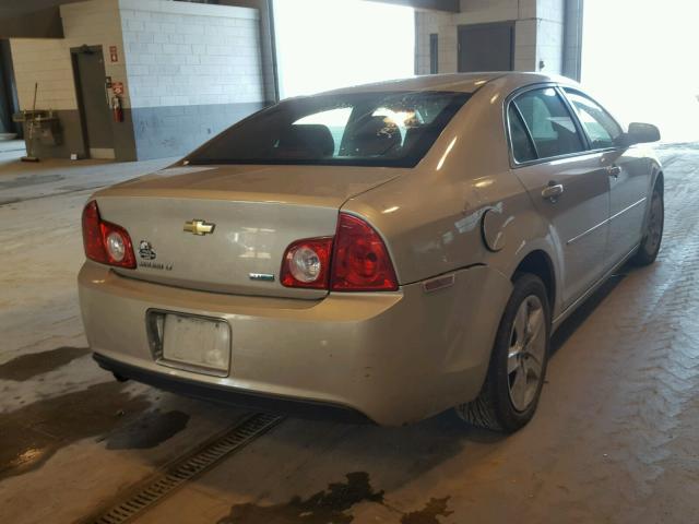 1G1ZC5E01AF205533 - 2010 CHEVROLET MALIBU 1LT GOLD photo 4