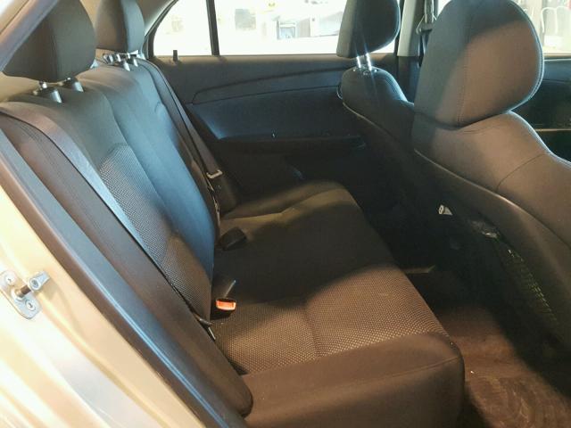 1G1ZC5E01AF205533 - 2010 CHEVROLET MALIBU 1LT GOLD photo 6