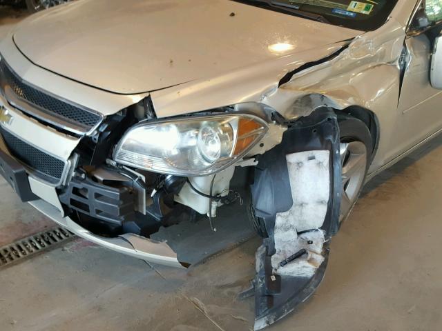 1G1ZC5E01AF205533 - 2010 CHEVROLET MALIBU 1LT GOLD photo 9