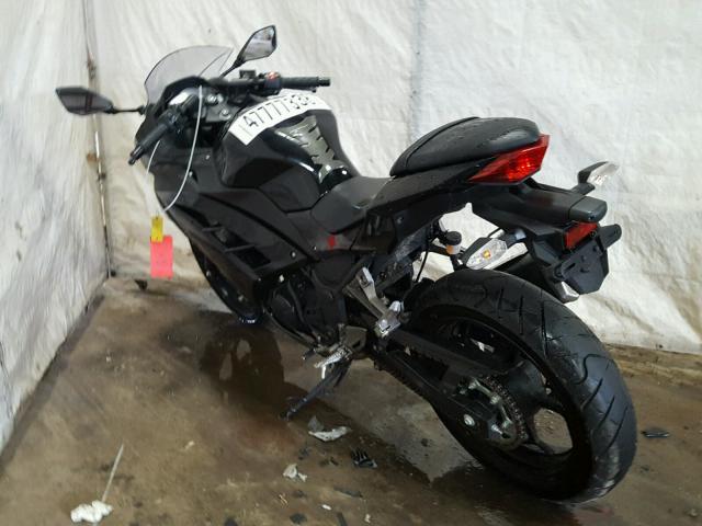 JKAEX8A19EA001490 - 2014 KAWASAKI EX300 A BLACK photo 3