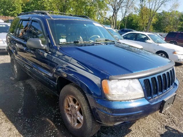 1J4GW58N8YC175689 - 2000 JEEP GRAND CHER BLUE photo 1