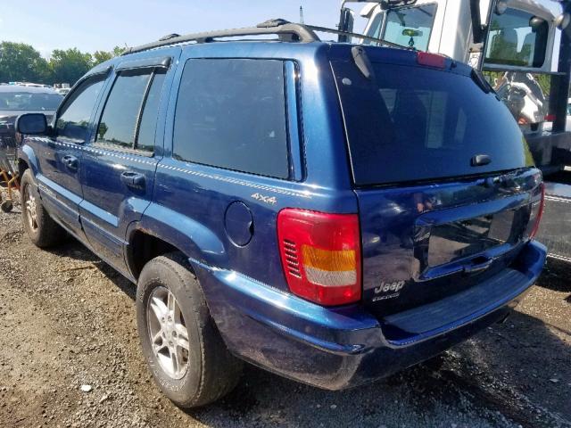 1J4GW58N8YC175689 - 2000 JEEP GRAND CHER BLUE photo 3