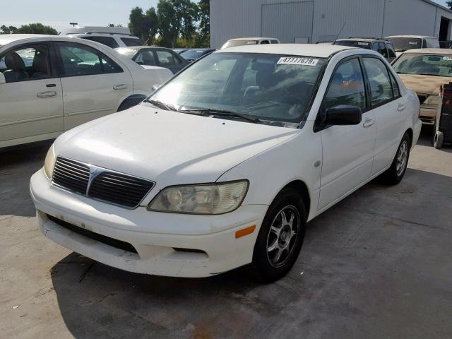 JA3AJ26E33U023770 - 2003 MITSUBISHI LANCER ES WHITE photo 2