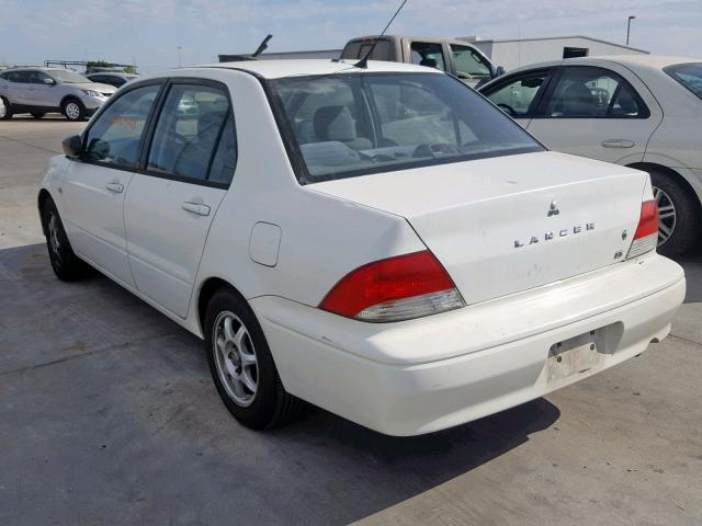 JA3AJ26E33U023770 - 2003 MITSUBISHI LANCER ES WHITE photo 3