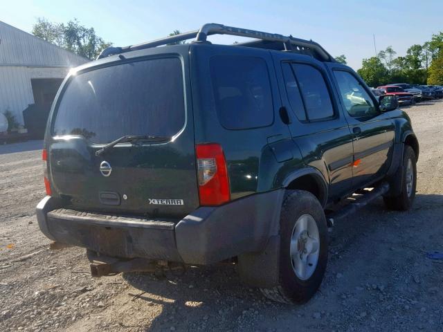 5N1ED28Y82C526891 - 2002 NISSAN XTERRA XE GREEN photo 4