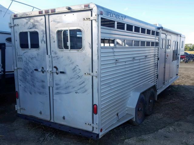 1FPL26203LA060159 - 1990 FEATHERLITE MFG INC HORSETRAIL SILVER photo 4