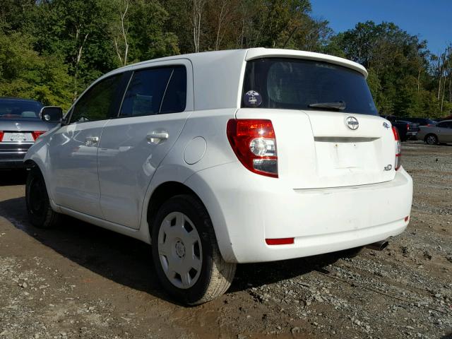 JTKKU4B45A1006501 - 2010 TOYOTA SCION XD WHITE photo 3