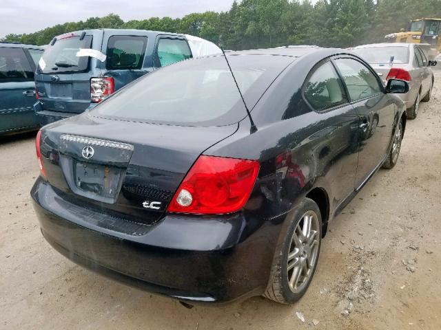 JTKDE177550015542 - 2005 TOYOTA SCION TC შავი ფოტო 4