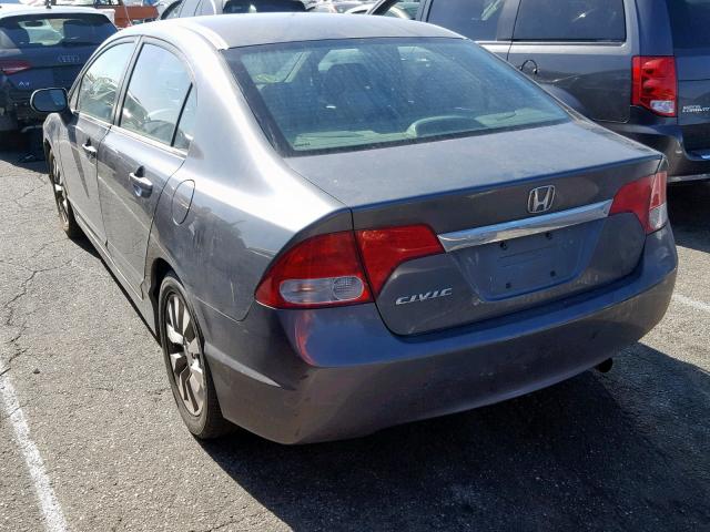 19XFA1F83AE061474 - 2010 HONDA CIVIC EX GRAY photo 3