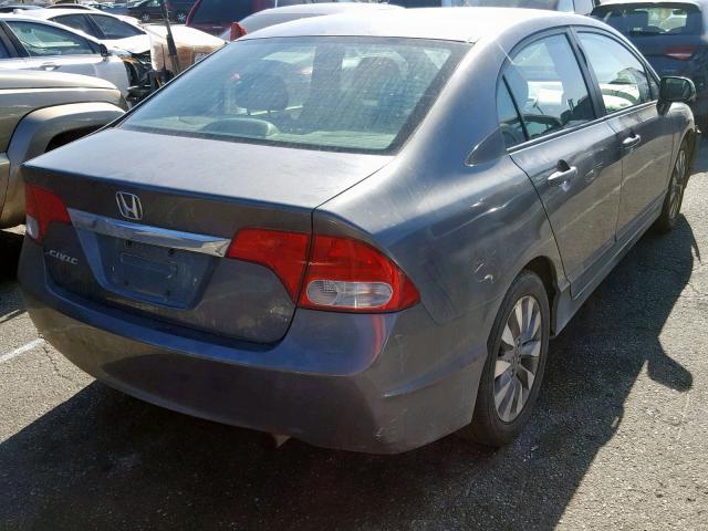 19XFA1F83AE061474 - 2010 HONDA CIVIC EX GRAY photo 4