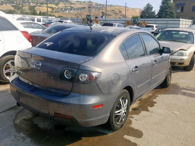 JM1BK12F281828017 - 2008 MAZDA 3 I GRAY photo 4