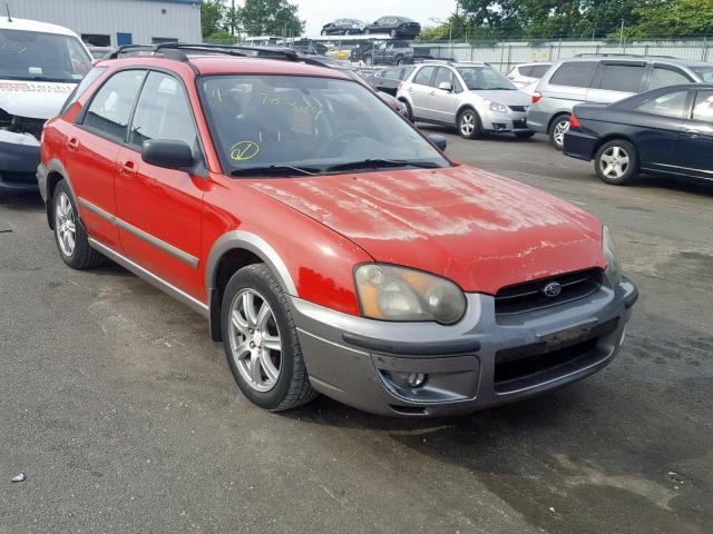 JF1GG68595H809203 - 2005 SUBARU IMPREZA OU RED photo 1