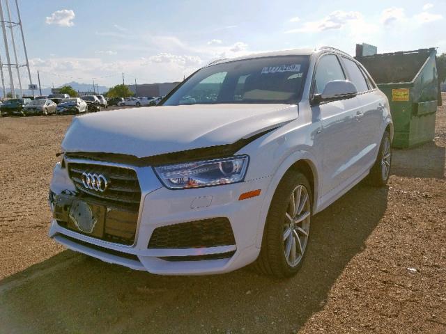 WA1BCCFS1JR034434 - 2018 AUDI Q3 PREMIUM WHITE photo 2