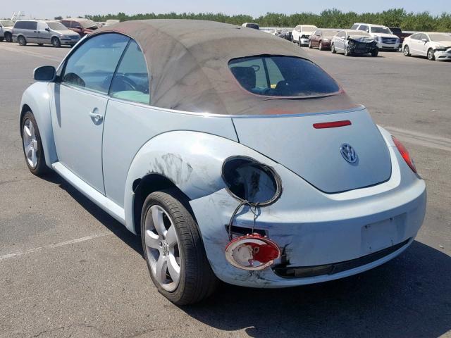 3VWSF31Y96M301933 - 2006 VOLKSWAGEN NEW BEETLE ლურჯი ფოტო 3