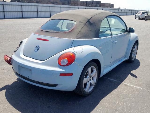 3VWSF31Y96M301933 - 2006 VOLKSWAGEN NEW BEETLE ლურჯი ფოტო 4