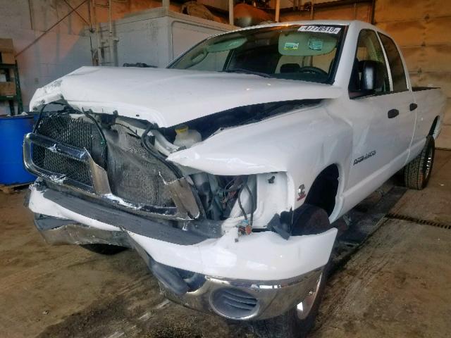 3D3KS28C75G813259 - 2005 DODGE RAM 2500 S WHITE photo 2