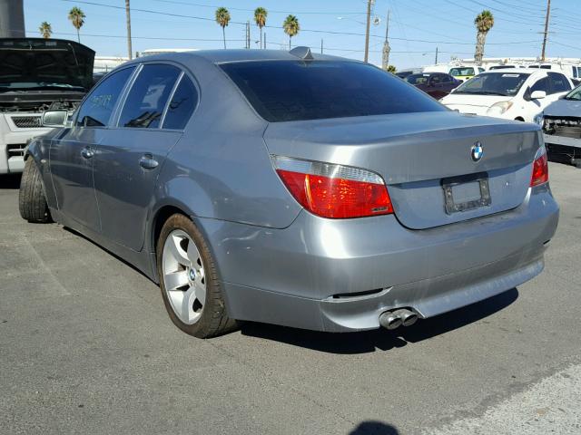 WBANA53575B864186 - 2005 BMW 525 I SILVER photo 3