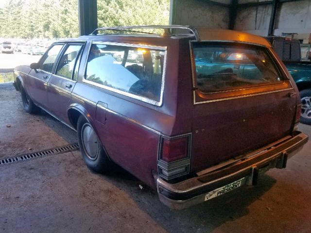 3P35YAX130455 - 1980 OLDSMOBILE CUSTM CRSR MAROON photo 3