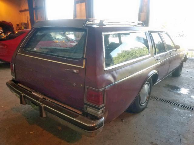 3P35YAX130455 - 1980 OLDSMOBILE CUSTM CRSR MAROON photo 4