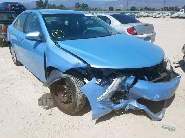 4T4BF1FK4CR235246 - 2012 TOYOTA CAMRY BASE BLUE photo 1
