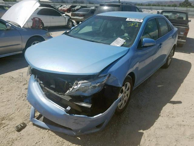 4T4BF1FK4CR235246 - 2012 TOYOTA CAMRY BASE BLUE photo 2