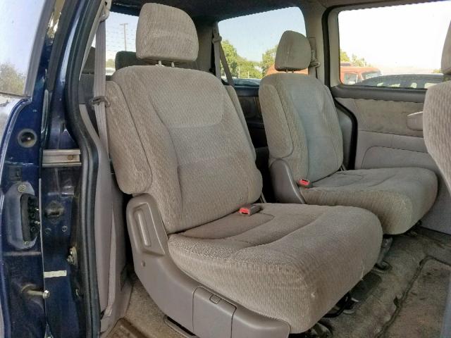 5FNRL185X4B067720 - 2004 HONDA ODYSSEY LX BLUE photo 6