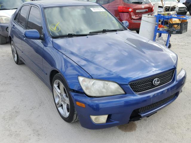 JTHBD192X20052812 - 2002 LEXUS IS 300 BLUE photo 1