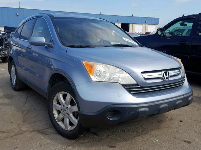 JHLRE38767C001385 - 2007 HONDA CR-V EXL SILVER photo 1