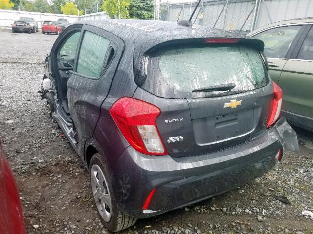 KL8CB6SA0KC781998 - 2019 CHEVROLET SPARK LS GRAY photo 3